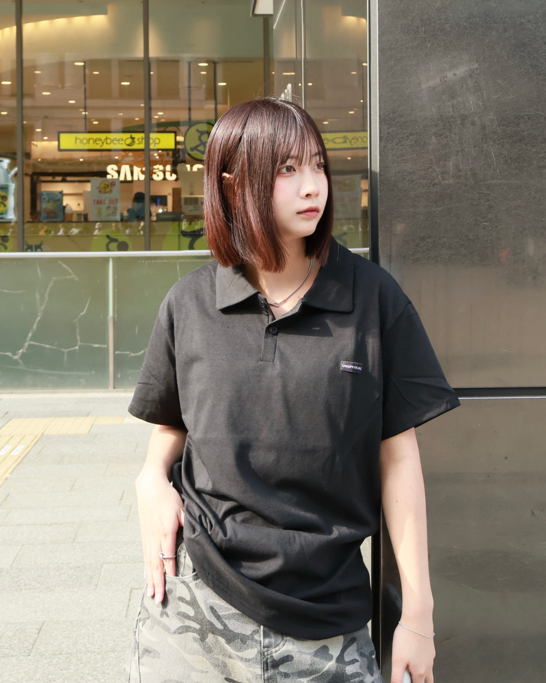 ミニマルハーフスリーブポロシャツ K3135