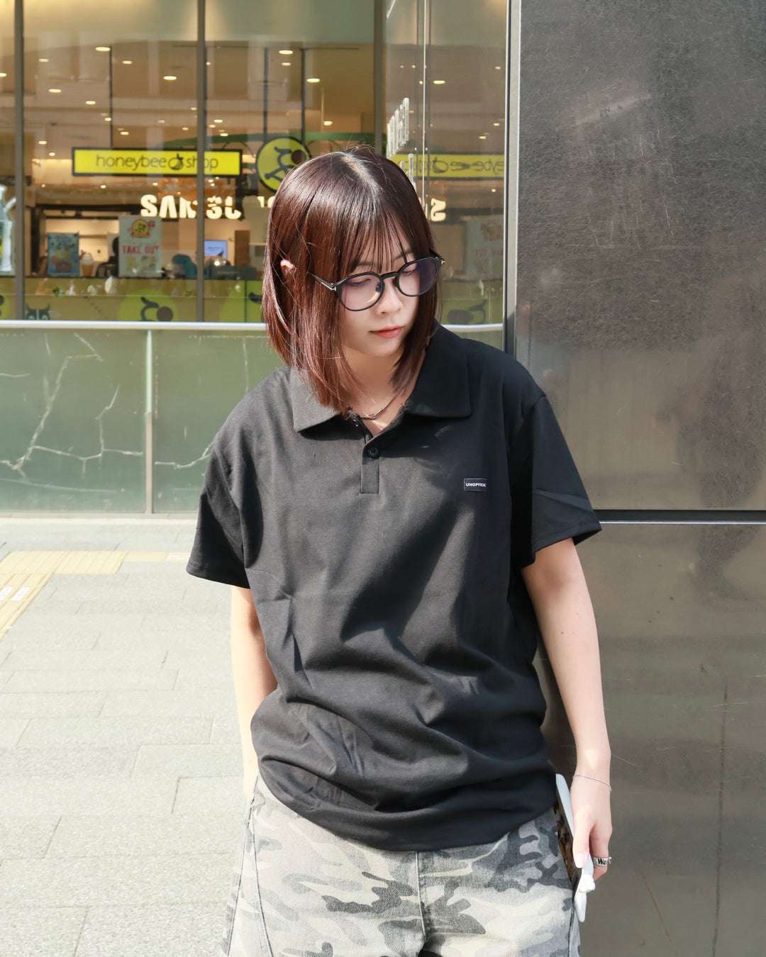 ミニマルハーフスリーブポロシャツ K3135