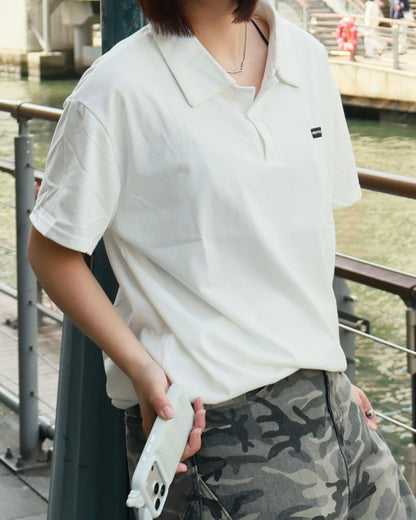 ミニマルハーフスリーブポロシャツ K3135