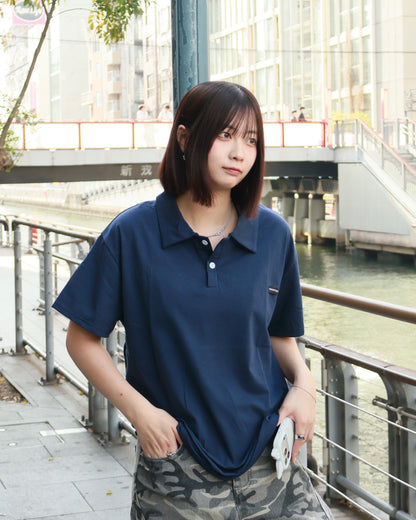 ミニマルハーフスリーブポロシャツ K3135