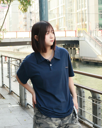 ミニマルハーフスリーブポロシャツ K3135