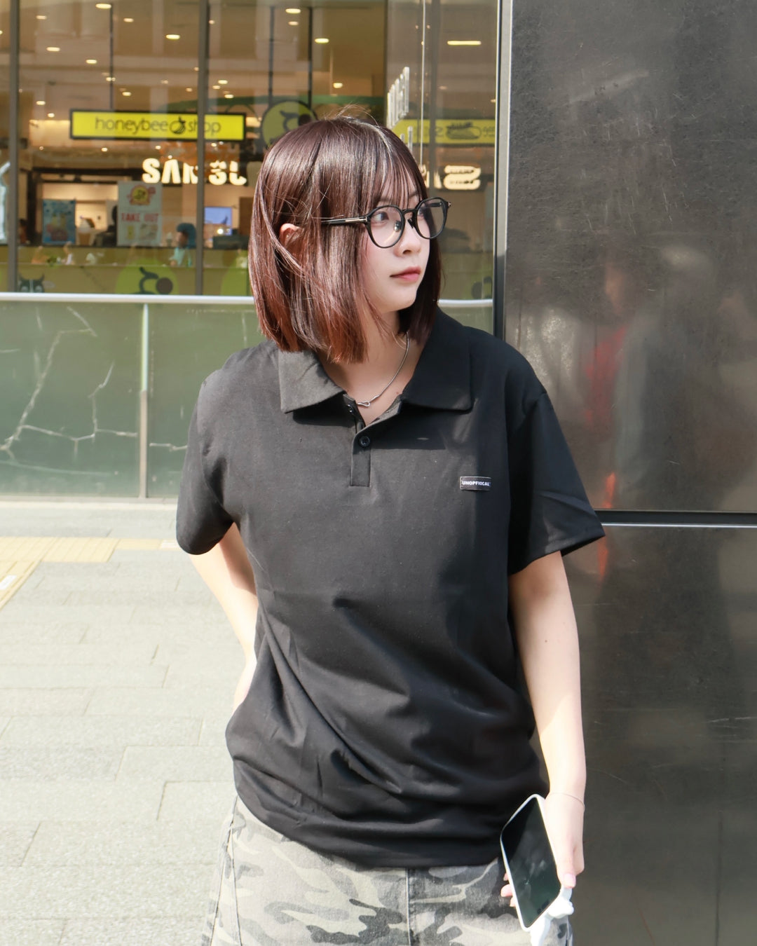 ミニマルハーフスリーブポロシャツ K3135