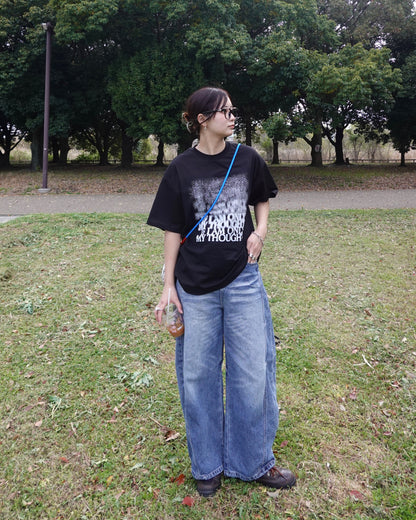 グラフィックプリントルーズTシャツ K3136