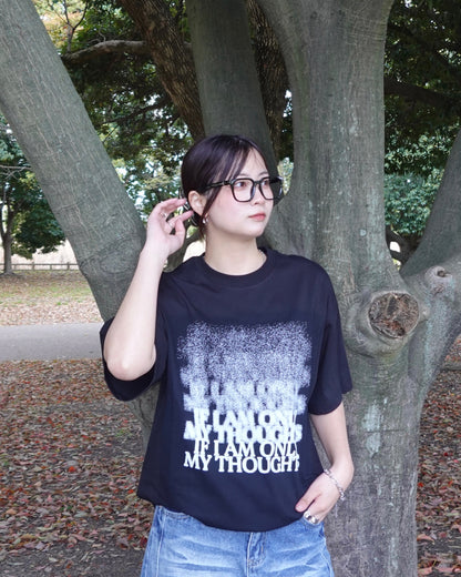 グラフィックプリントルーズTシャツ K3136