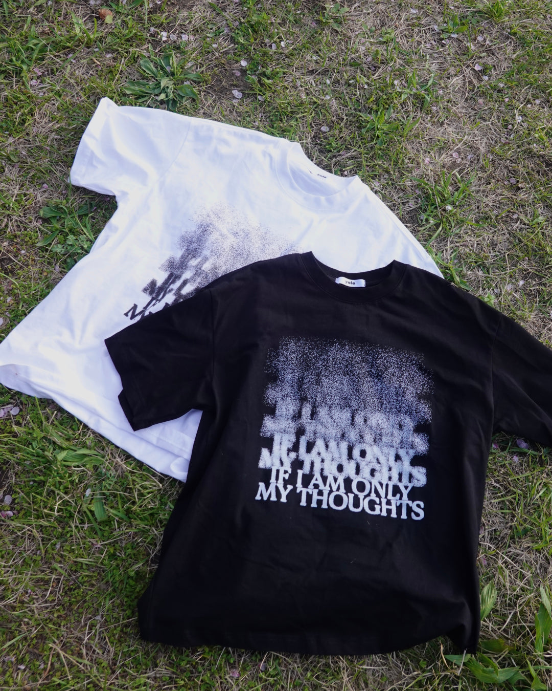 グラフィックプリントルーズTシャツ K3136