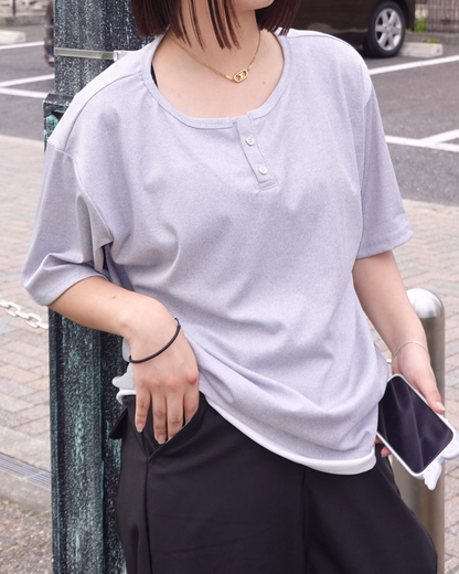 ヘンリーネックリブTシャツ K3137 – YOLO（ヨロ）｜ファッション通販