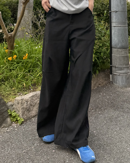 サイドタックワイドスラックス K3139