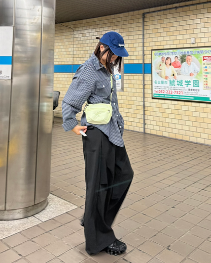サイドタックワイドスラックス K3139