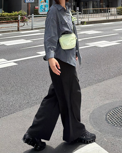 サイドタックワイドスラックス K3139