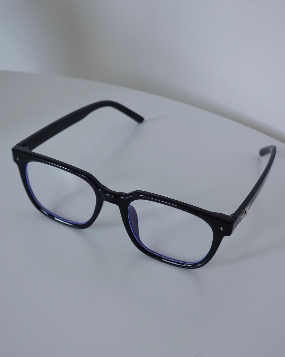 ブラックフレームメガネ K3140