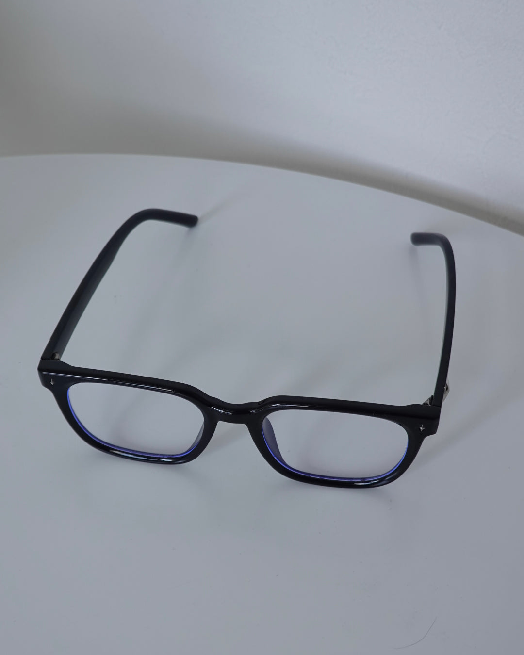 ブラックフレームメガネ K3140
