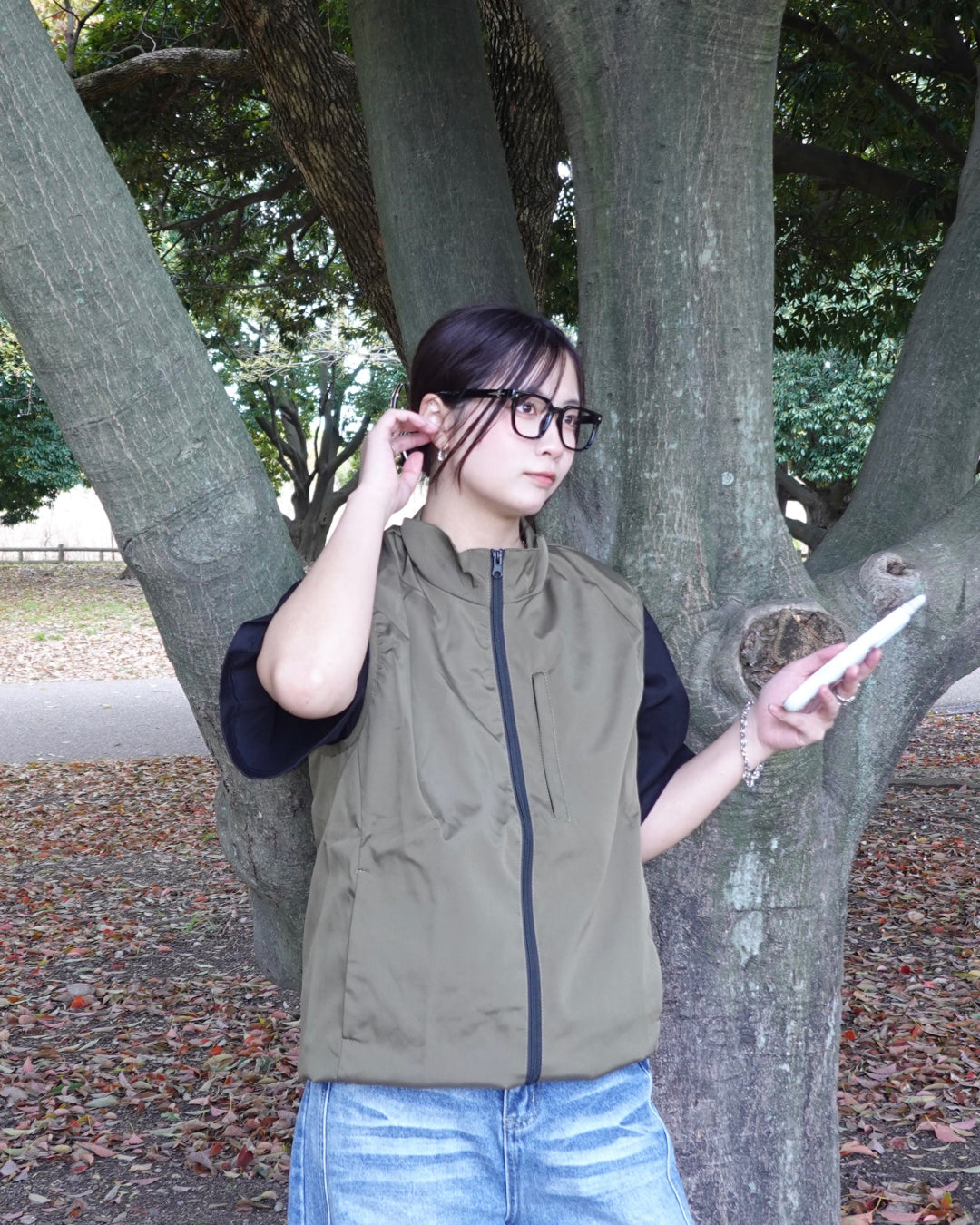 ジッパーベストジャケット K3143