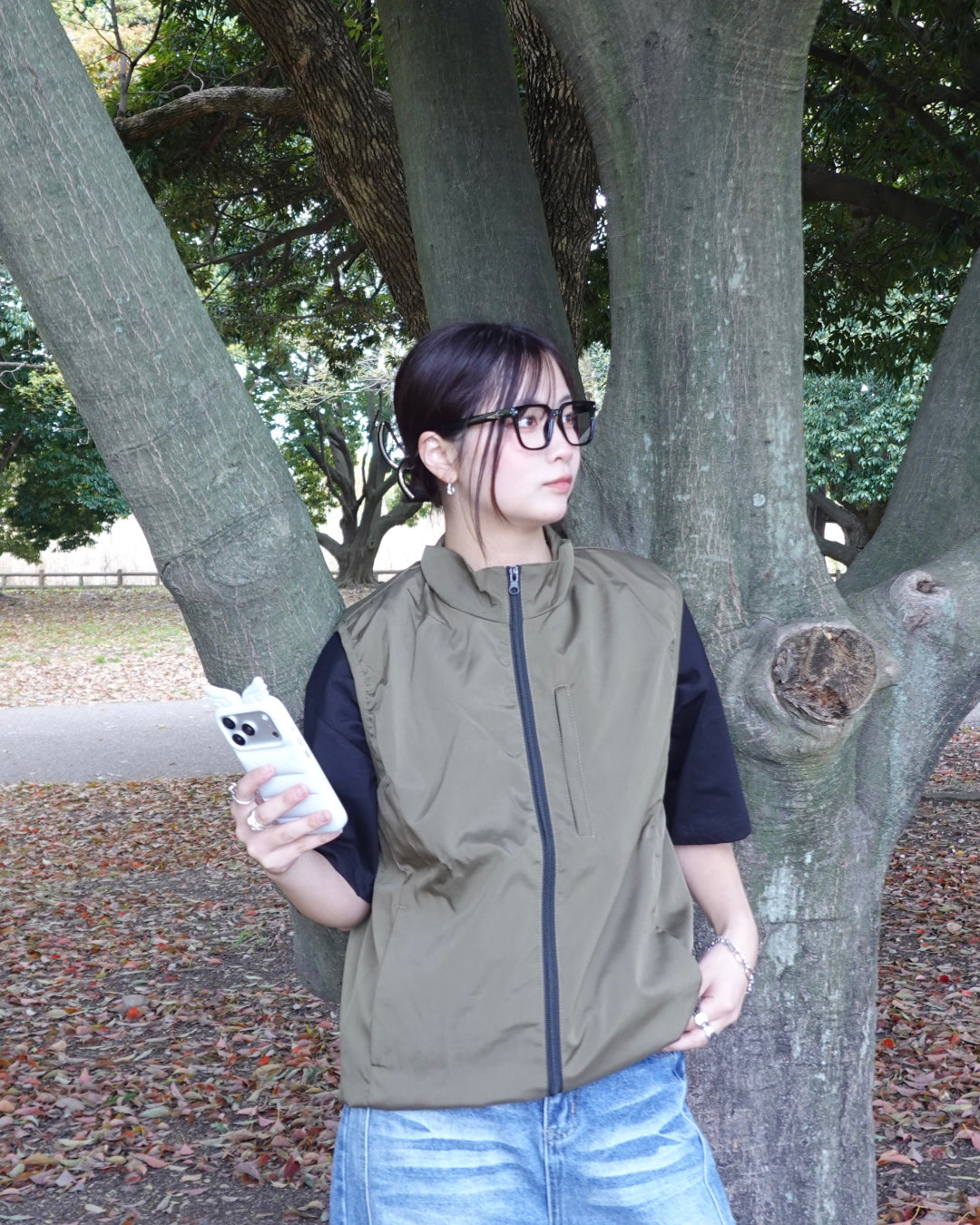 ジッパーベストジャケット K3143