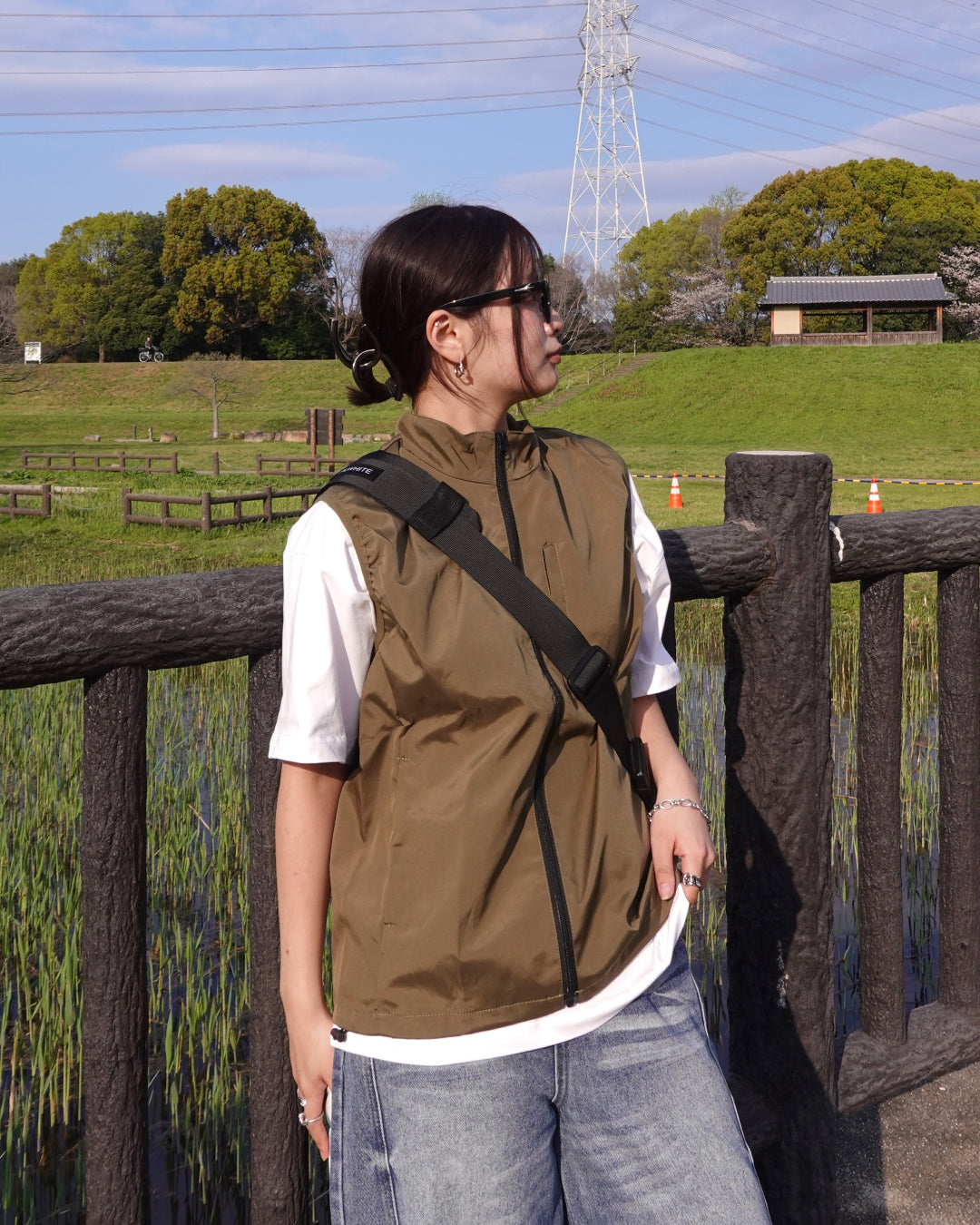 ジッパーベストジャケット K3143