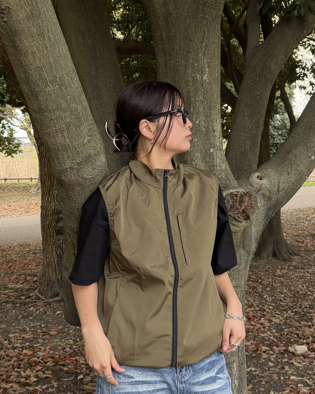 ジッパーベストジャケット K3143