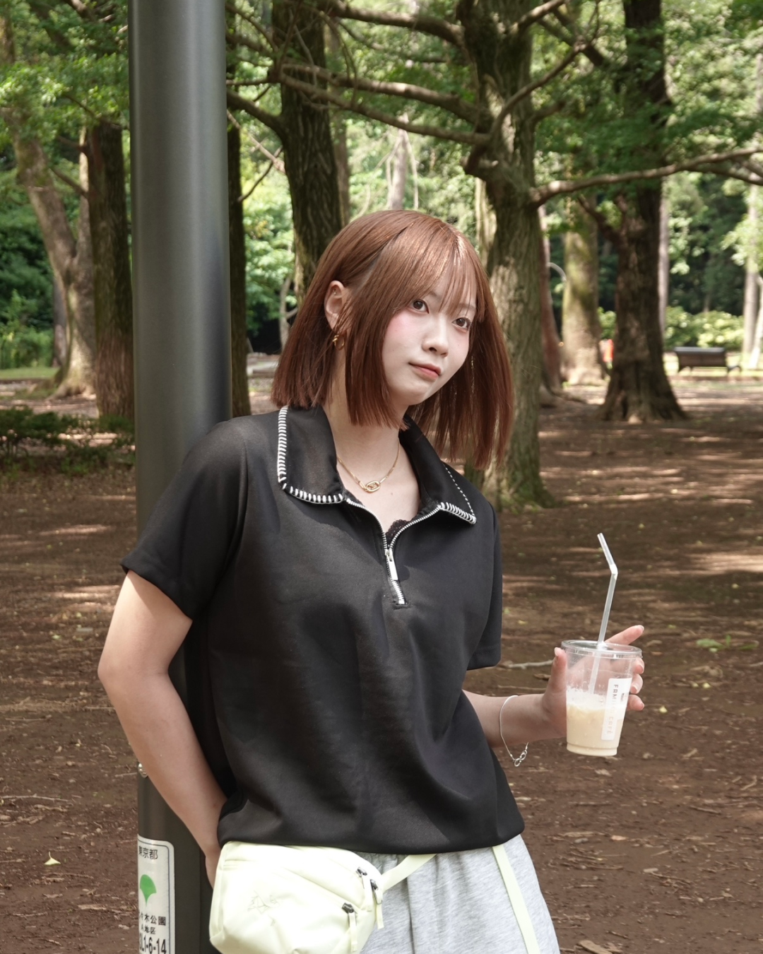 ステッチネックポロTシャツ K3152