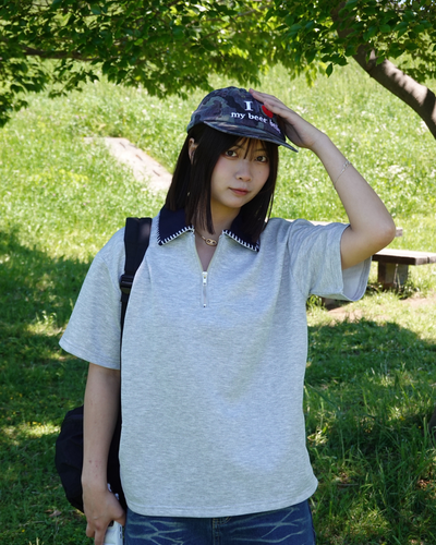 ステッチネックポロTシャツ K3152