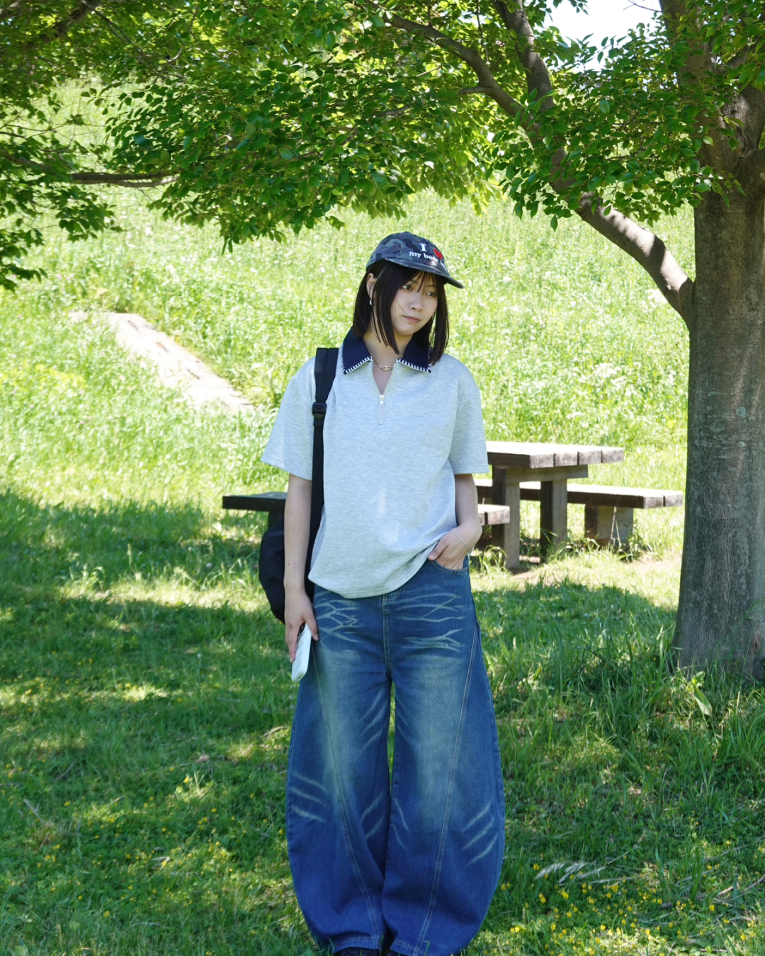 ステッチネックポロTシャツ K3152