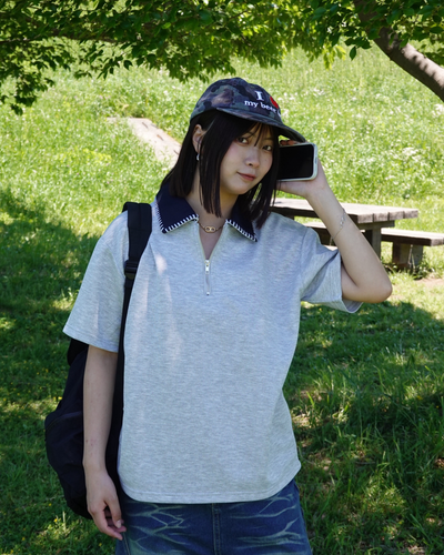 ステッチネックポロTシャツ K3152