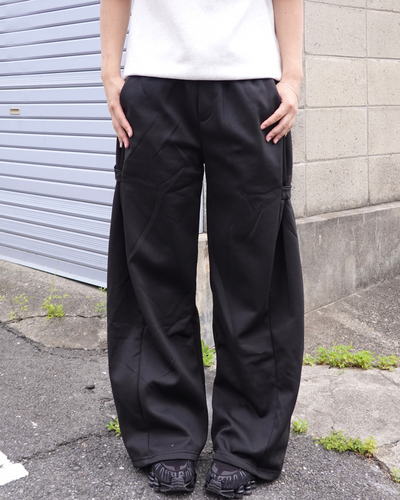 ボタンダウンプリーツスウェットパンツ K3156