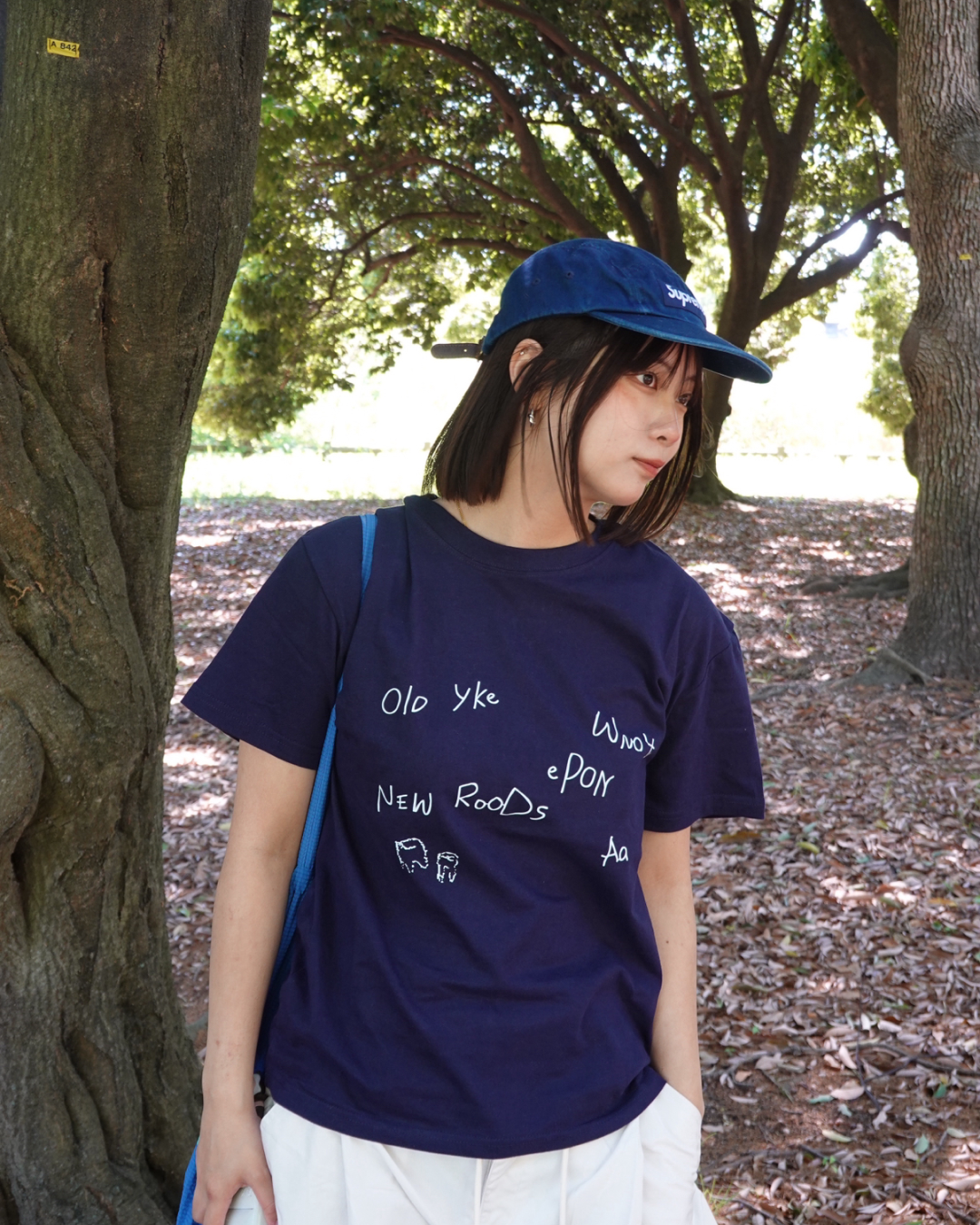 レタープリントTシャツ K3157