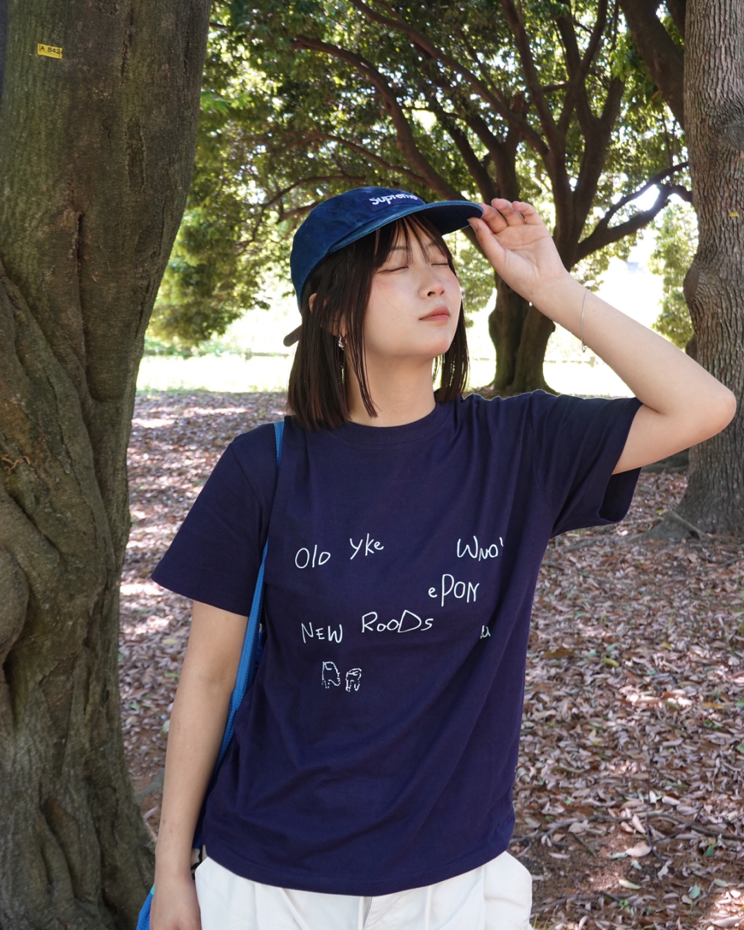 レタープリントTシャツ K3157