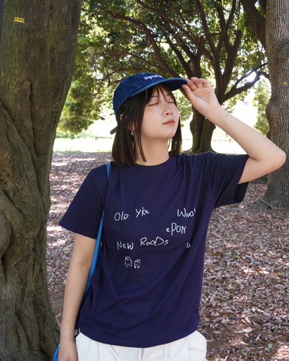 レタープリントTシャツ K3157