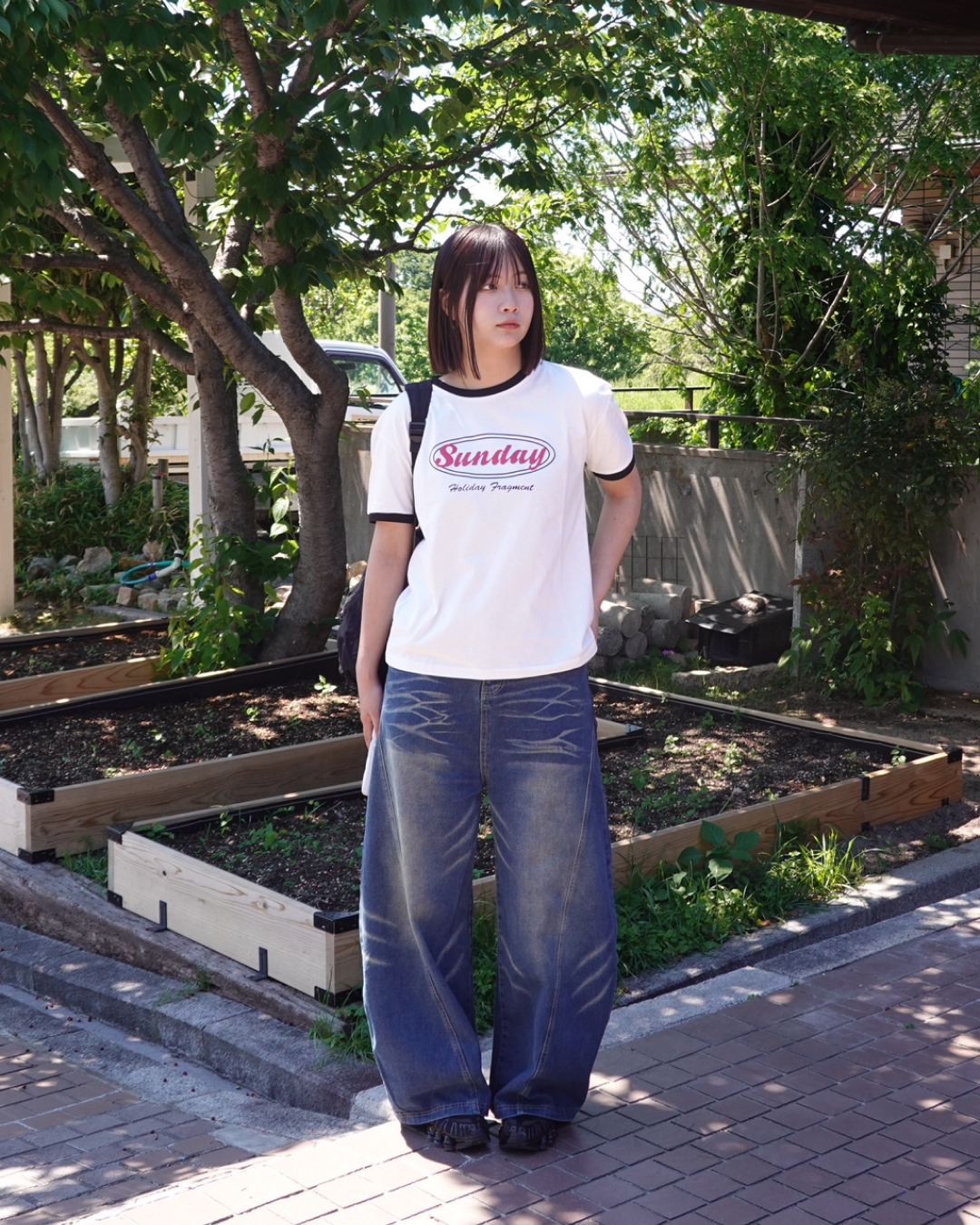 ワイドレッグウォッシュデニム K3171 – YOLO（ヨロ）｜ファッション通販