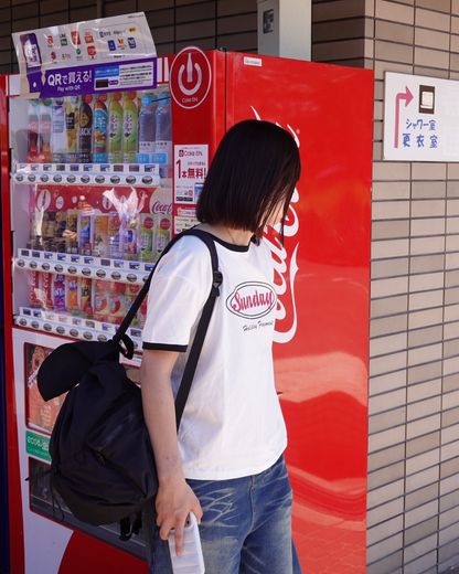 フィットグラフィックリンガーTシャツ K3187