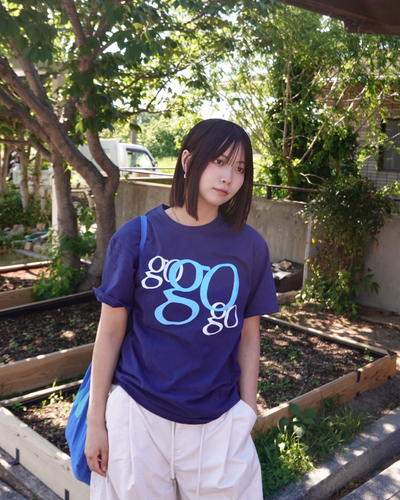 ビッグロゴネイビーTシャツ K3189