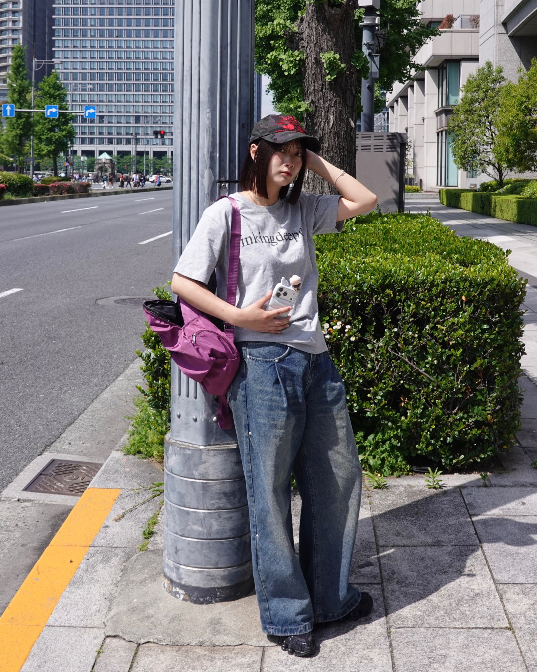 サマールーズコットンストリートTシャツ K3190