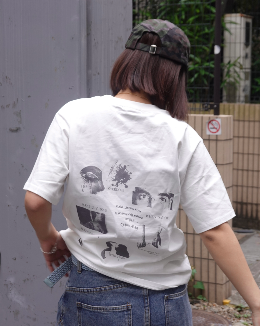 バックプリントTシャツ K3212