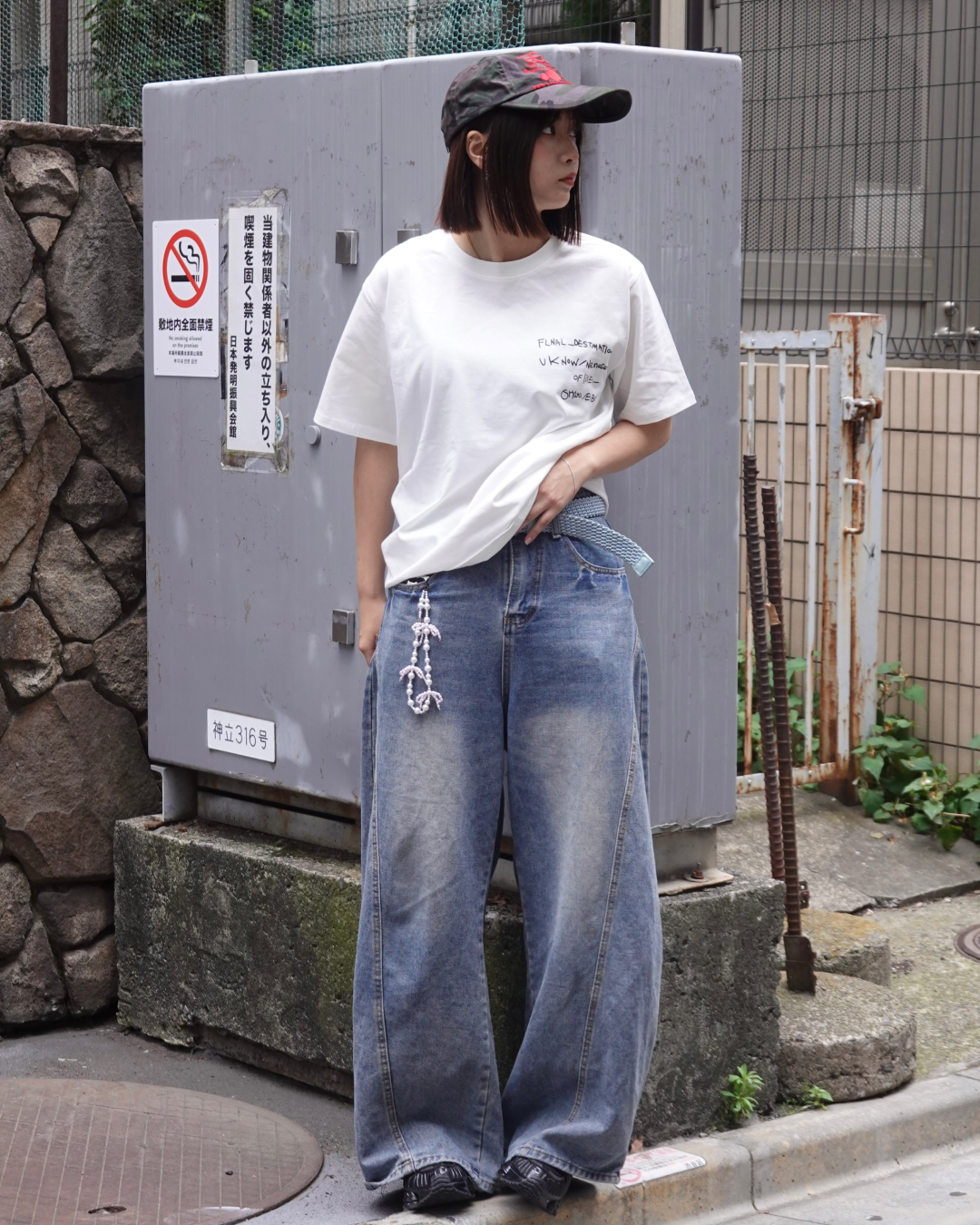 バックプリントTシャツ K3212