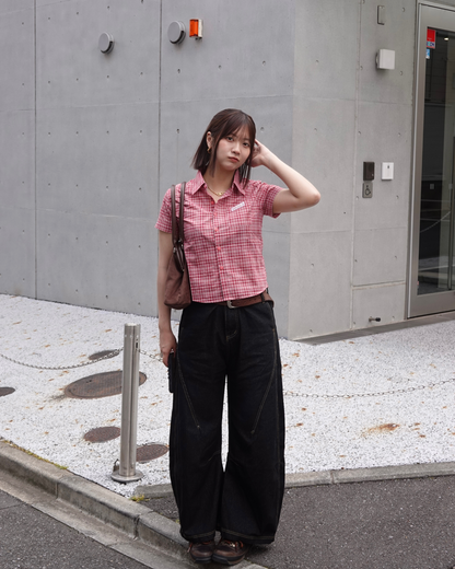 オーバーバルーンデニムパンツ K3215