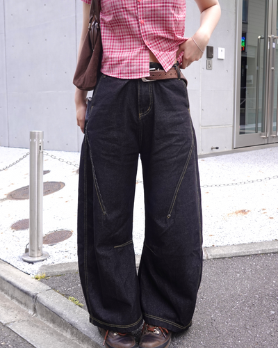 オーバーバルーンデニムパンツ K3215