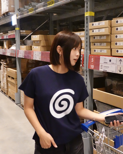 スパイラルグラフィックルーズT K3216