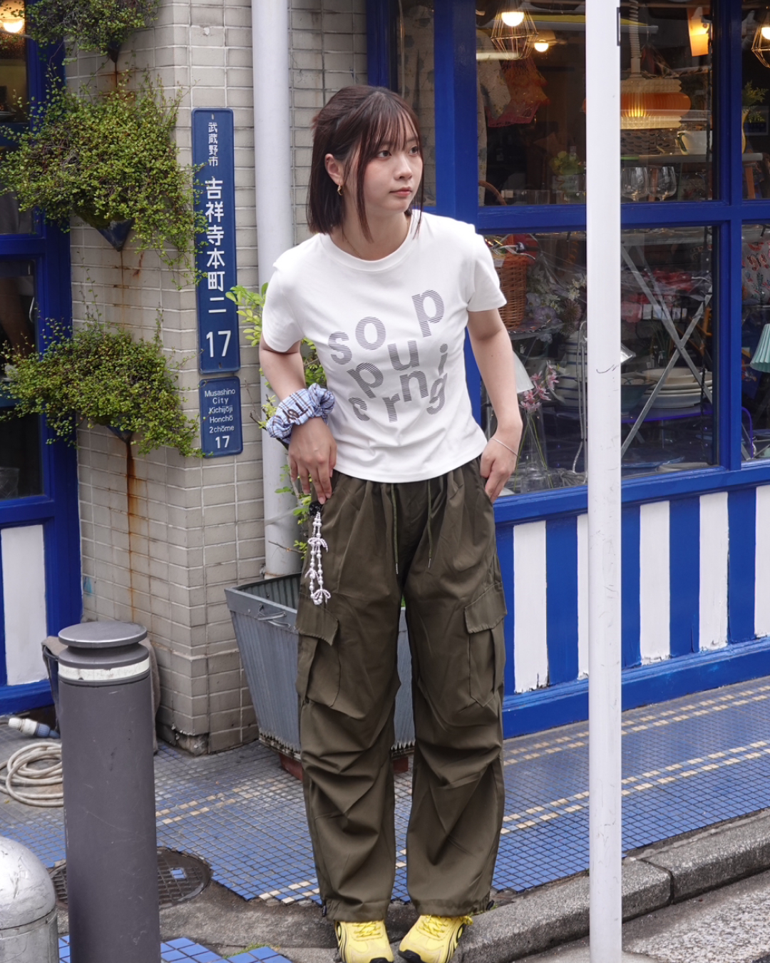 カジュアルサイドポケットパンツ K3217