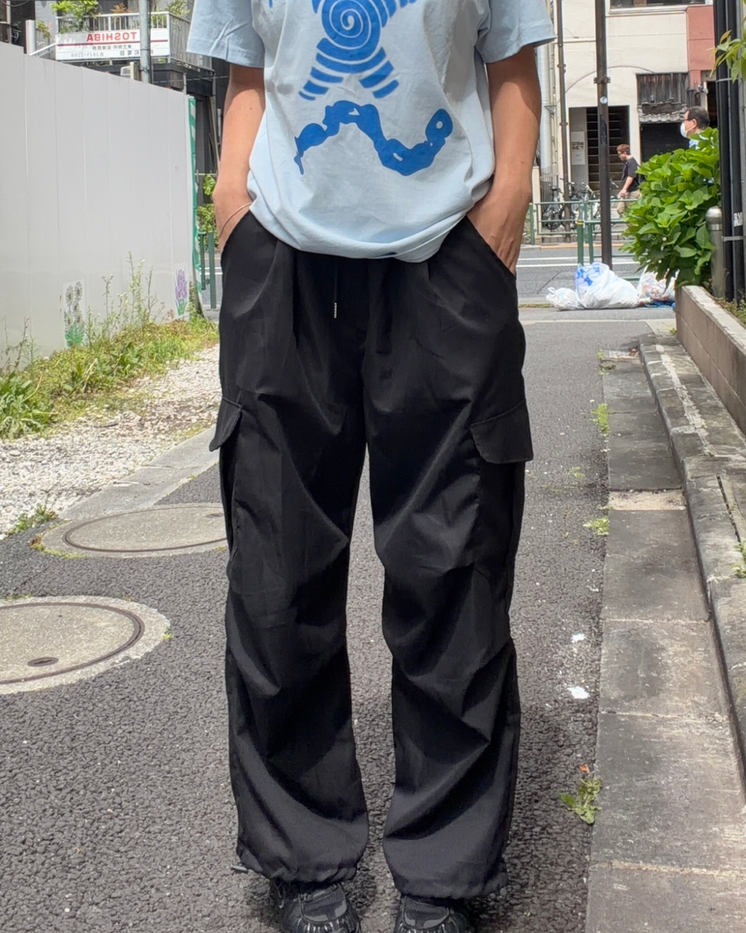 カジュアルサイドポケットパンツ K3217
