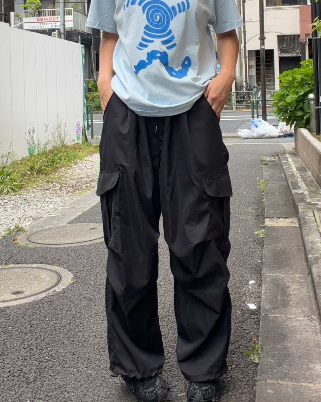 カジュアルサイドポケットパンツ K3217