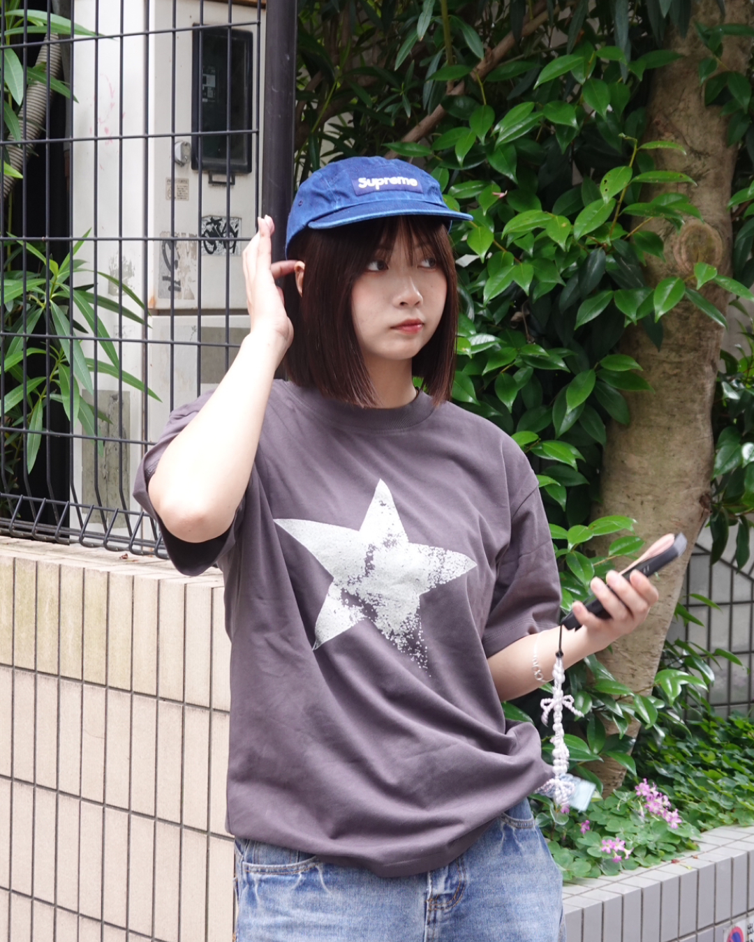 スタープリントTシャツ K3227