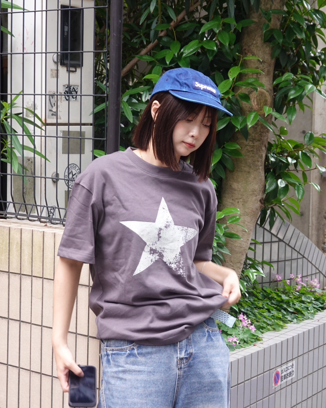 スタープリントTシャツ K3227