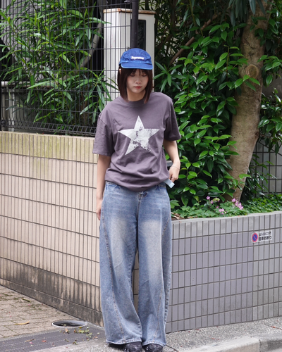 スタープリントTシャツ K3227