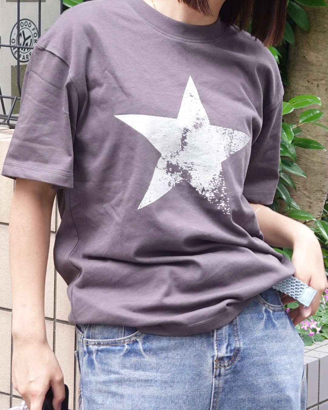 スタープリントTシャツ K3227