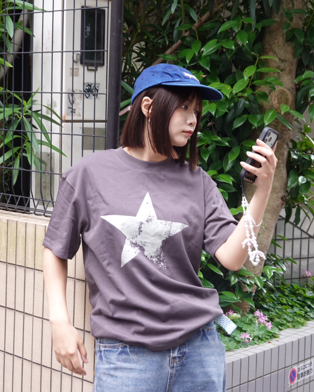 スタープリントTシャツ K3227
