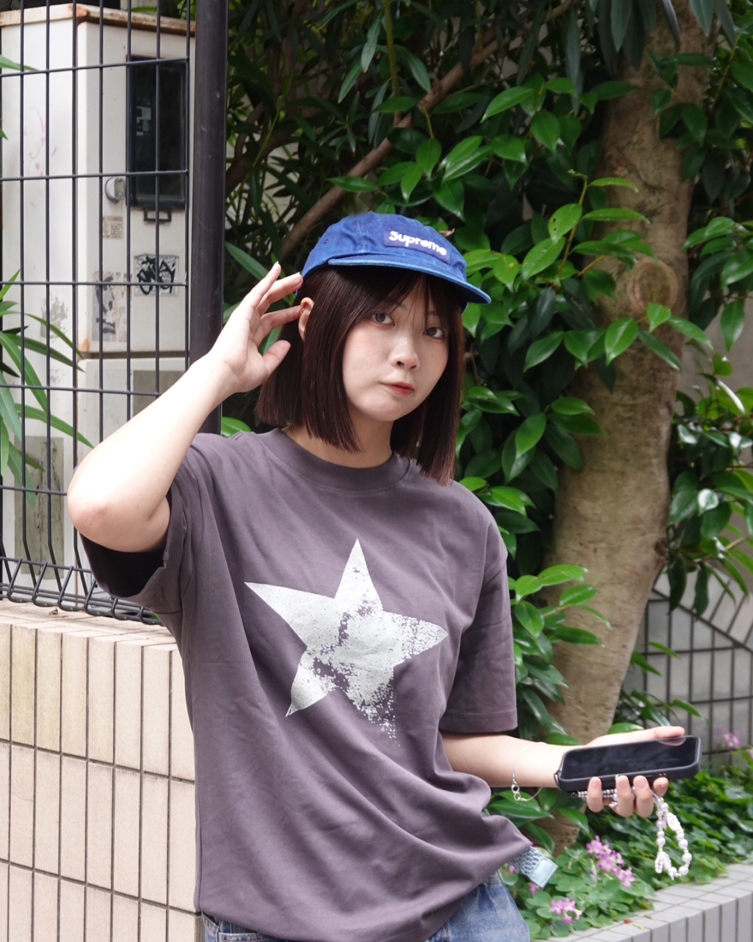 スタープリントTシャツ K3227