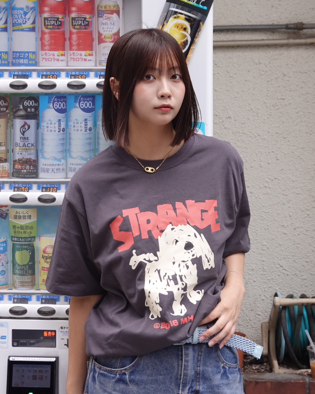 ドッグプリントTシャツ K3228