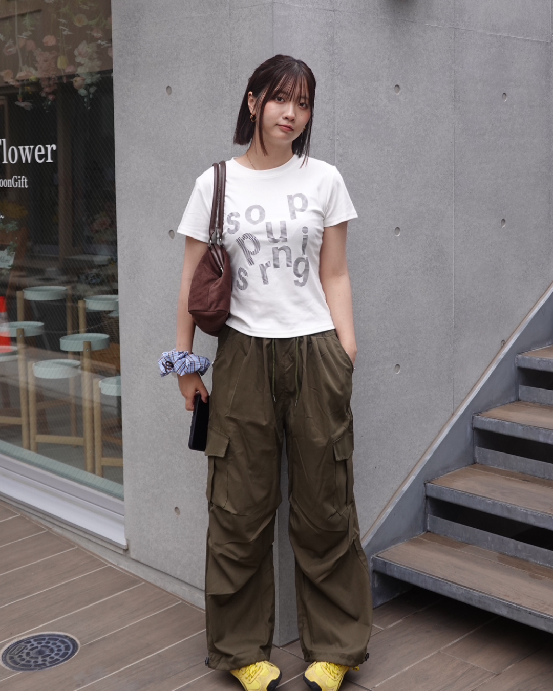 フロントレタープリントTシャツ K3230
