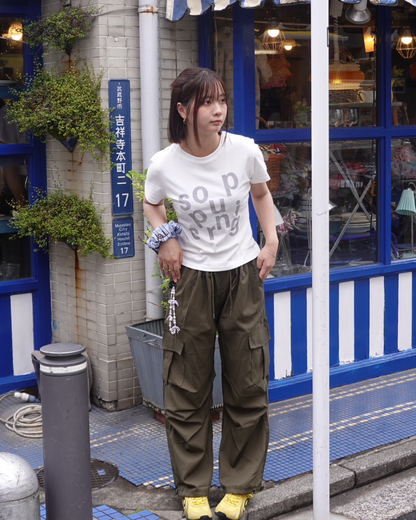フロントレタープリントTシャツ K3230
