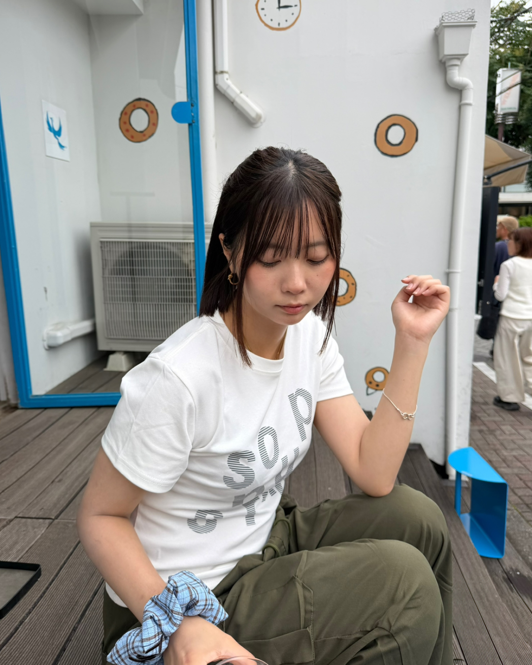 フロントレタープリントTシャツ K3230
