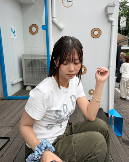 フロントレタープリントTシャツ K3230